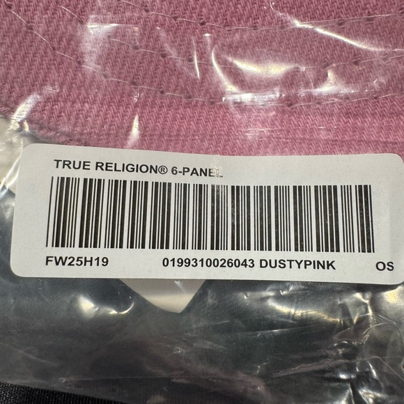 Supreme X True Religion Pink Studded Distressed Trucker Cap - Picture 7 of 7